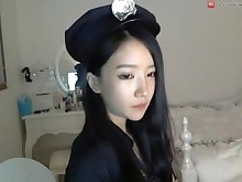 Asian Cosplay Korean Small Tits Tits Uniform Webcam