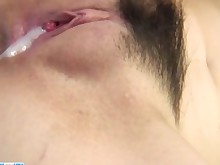 Asian Ass Close Up Dick Fingering Gorgeous Hairy Japanese Masturbation