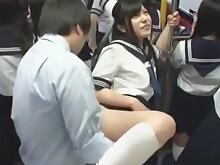 Asian Bus College Crazy Japanese Kinky Legs Public Uncensored