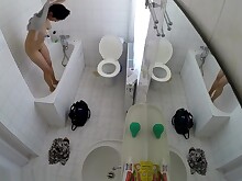 Amateur Asian Babe College HD Hidden Cam Legs Oil Shower