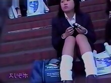 Asian Classroom College Japanese Public Schoolgirl Teen Voyeur